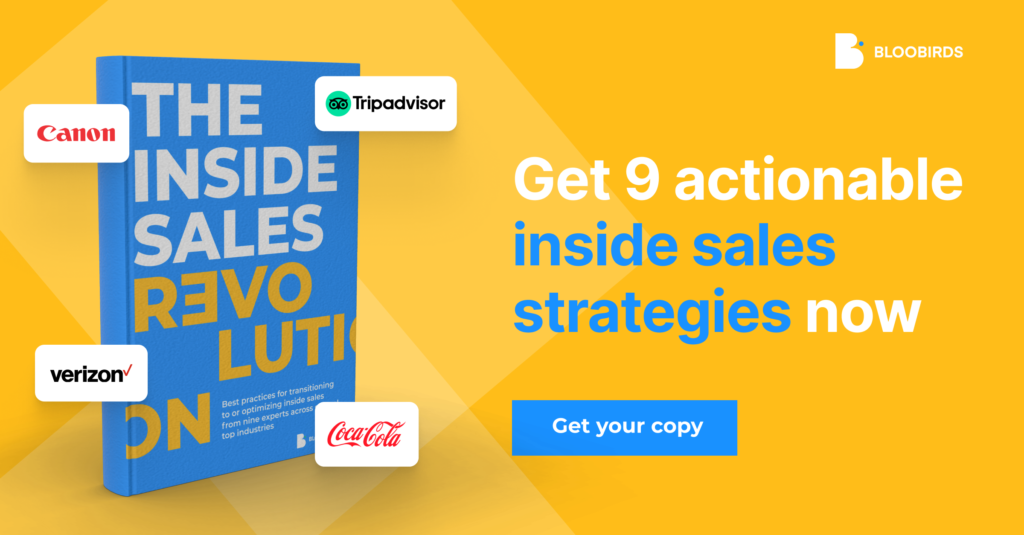 inside sales team strategies and methodologies | Bloobirds ebook